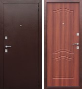 Входная металлическая дверь Доминанта (Антик Медь / Рустикальный дуб)